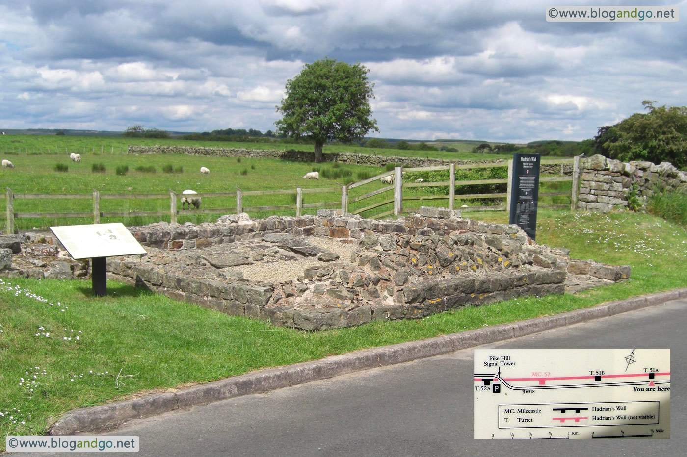 Hadrian's Wall Path - Piper Sike Turret 51a